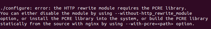 Nginx安装出现错误解决办法插图1